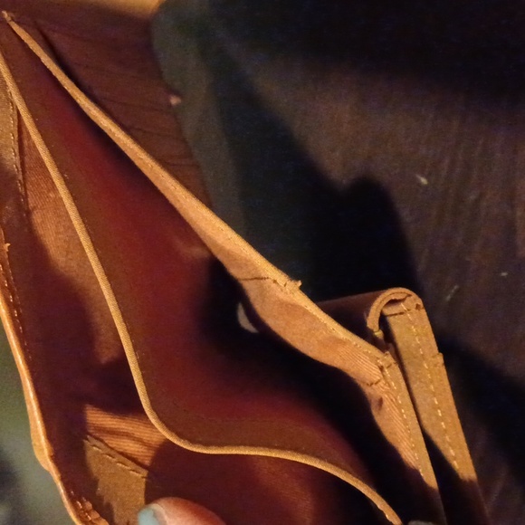 Fossil Suede and Leather Wallet - Picture 4 of 7